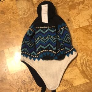 Kids Blue and White Hat